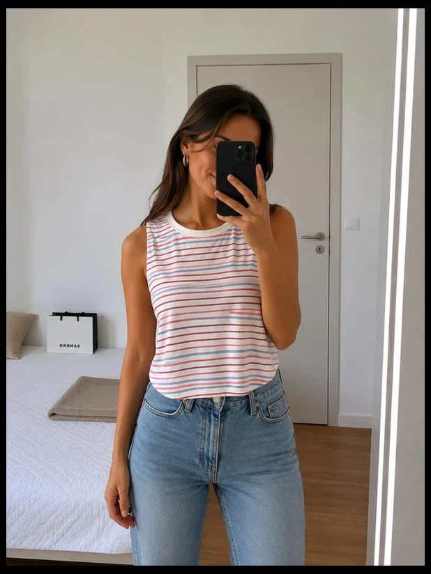 🌈 Ardene veelkleurig gestreept tanktop – XS – photo 7